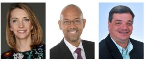 Head shots of ABC data trio Anna Robertson, Jason Potts, and John Kelly
